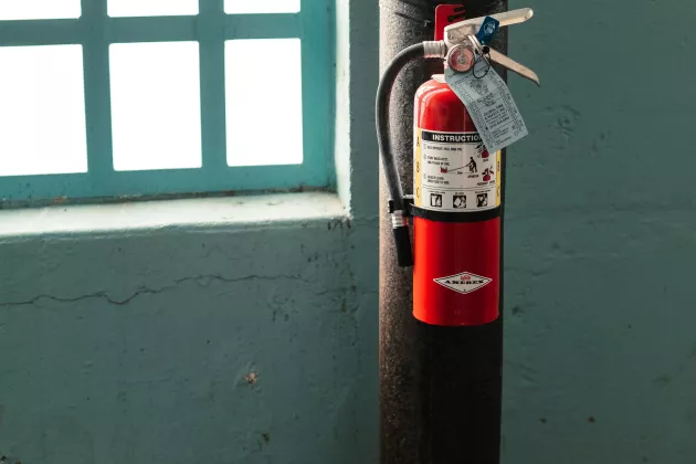 fire extinguisher. picture